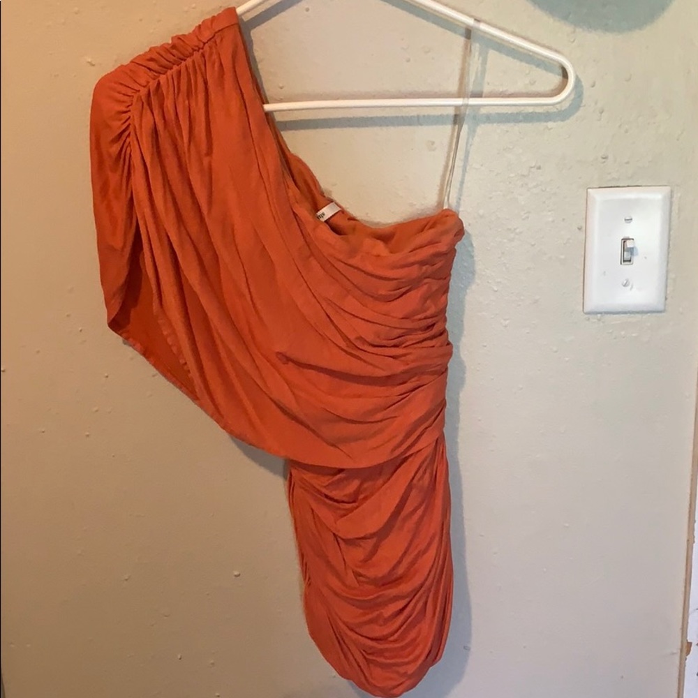 One shoulder dress shirt